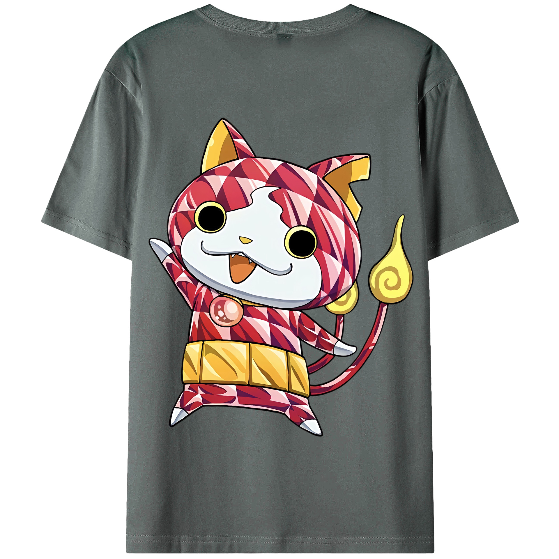 （画像用） 妖怪ウォッチ Yo-kai Watch 綿100％半袖Tシャツ（背面プリント）